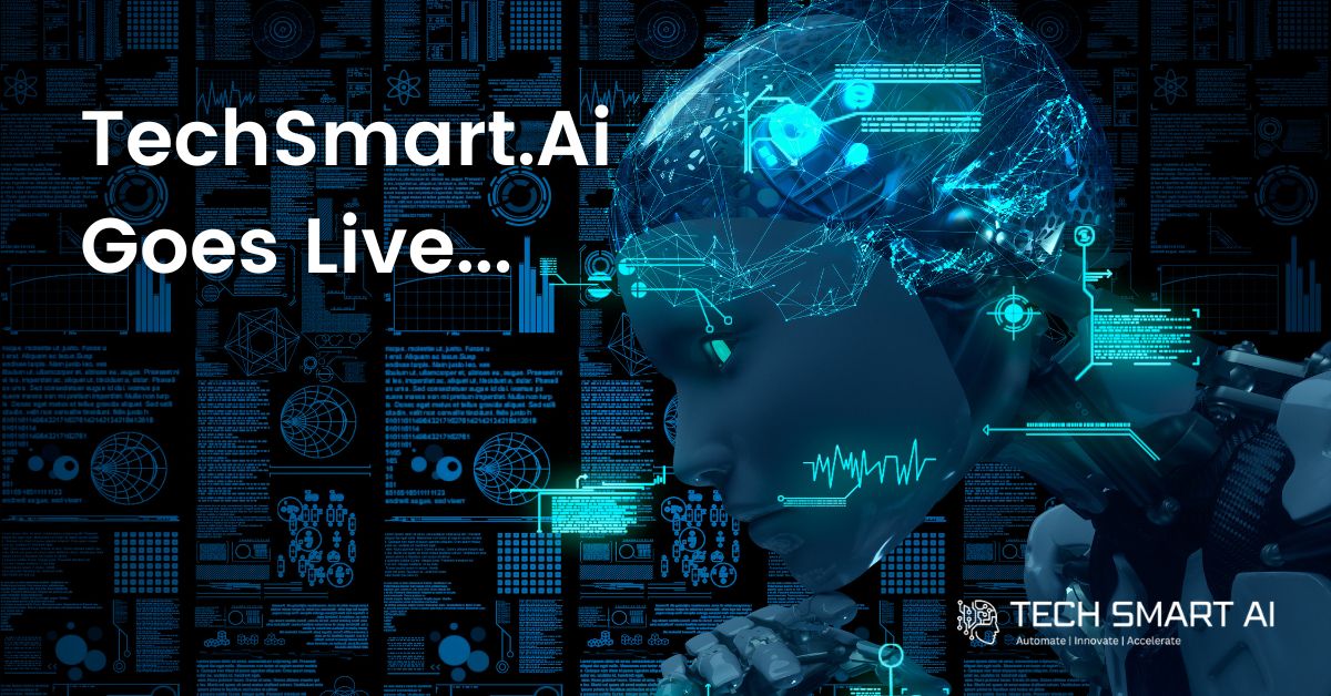 Tech Smart Ai Website goes live where you can get information about AI and Ai tools.